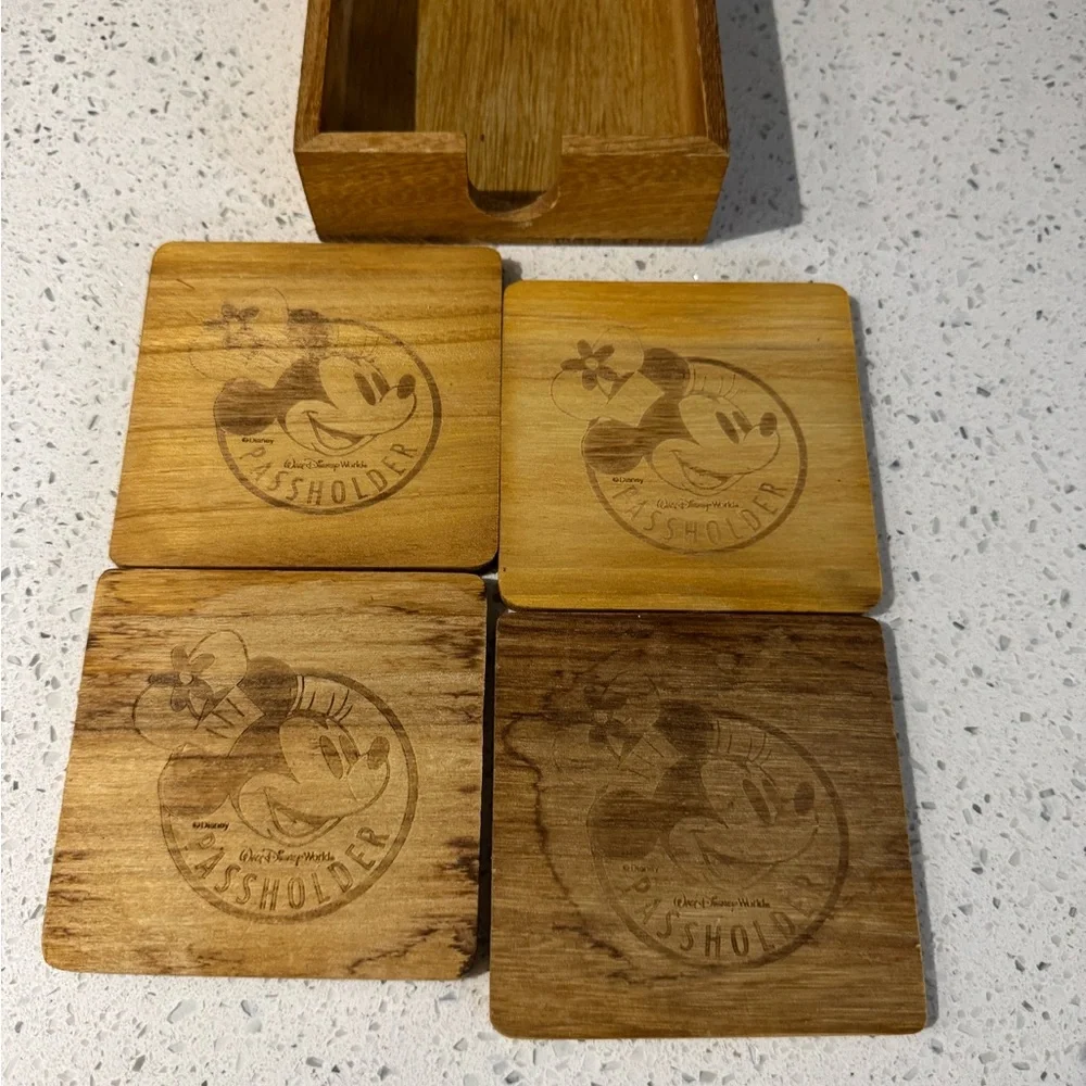 Disney Minnie Mouse Wooden Vanity Tray - Brown